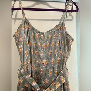 Emerson Fry India Button Front Sundress Organic xs/s